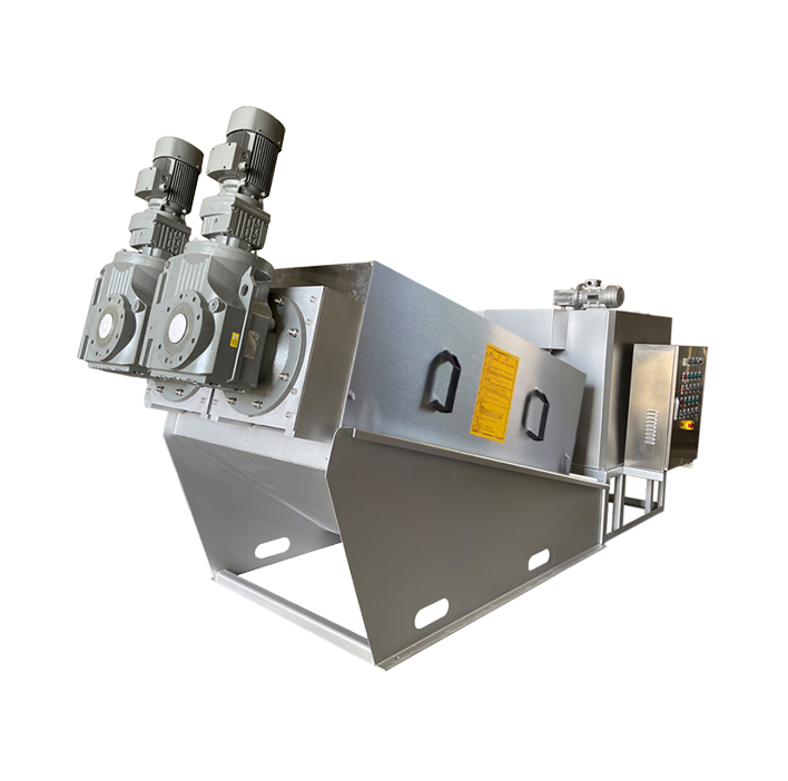 Screw-Press-Sludge-Dewatering-Machine